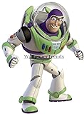 9 Inch Buzz Lightyear Space Ranger Toy Story Disney Pixar Removable Peel Self Stick Adhesive Vinyl Decorative Wall Decal Sticker Art Kids Room Home Decor Girl Boy Children Bedroom Nursery 7 x 9 Inch