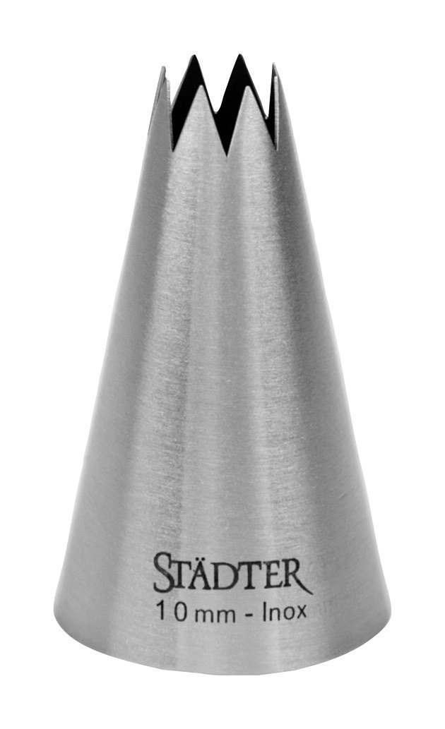 Staedter Big Star Tip, 10 mm, Stainless Steel, Silver