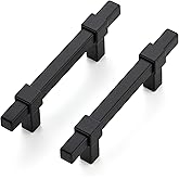 Ravinte Decor 30 Pack Black Cabinet Handles - 3" Hole Center Cabinet Pulls Matte Black Drawer Pulls Cabinet Hardware Kitchen Handles for Cabinets