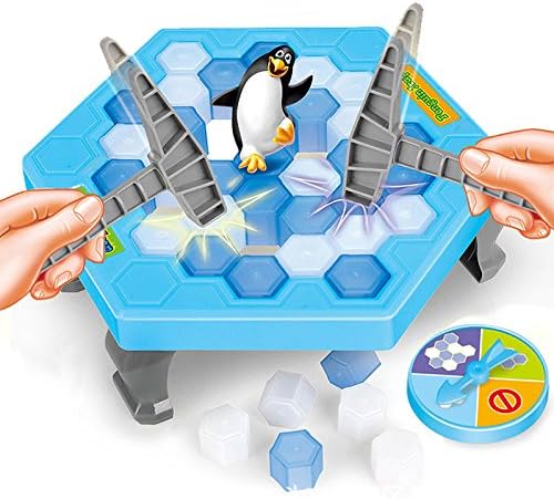 Yiqu Penguin Trap Board Game,Kids Early Education Board Game Ice Breaking Save the Penguin