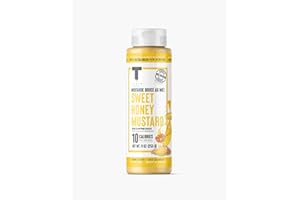 Taste Flavor Co. Sweet Honey Mustard Sauce, Smooth and Tangy Blend, Perfect for Dipping, Sandwiches, or Salads, Low-Calorie, 