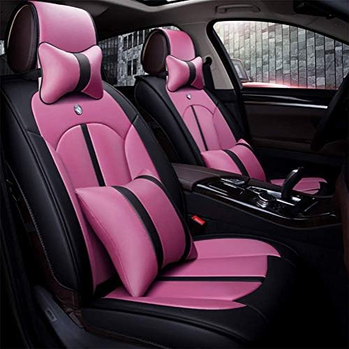Xljh Leather Car Seat Cushion Universal Full Front and Rear Seat Cushions Comfortable Four SeasonsCar seat cushions for women