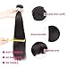 Brazilian Virgin Straight Human Hair 3 Bundles With Lace Closure BLY Unprocessed Hair Extensions Weave With 4x4 Lace Frontal Closure Silky Straight Natural Black Color(20