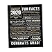 Katie Doodle Graduation Party Supplies 2020 Decorations Centerpieces Gifts - Includes 8x10 Class of 2020 Sign [Unframed], SG019, Black/Gold