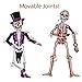 Halloween Party Decorations Cute Fun Party Supplies, All-in-One Pack Kids Theme Party Include Party Blowers, Eye Patch, Cardboard Hat, Balloon, Table Cloth, Banners Hanging Skeleton