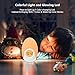 Alarm Clock, Awakelion Soft LED Color Changing Night Light Alarm Clock (White Plus)