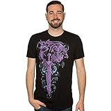 World of Warcraft Warlock Legendary Class Men's Short Sleeve Black Tee Shirt