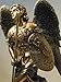 Cold Cast Bronze Archangel Raphael Patron of Doctors Statue Figurine