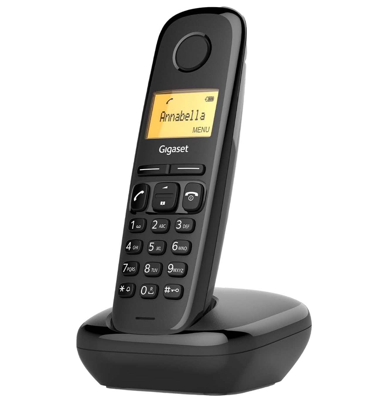 Gigaset A170 - Cordless DECT Telephone - Illuminated Graphic Display - Easy to Use - Simple Installation, Black [UK Version]