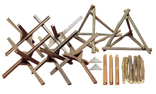 Tamiya 35027 Military Barricade Set Model Kit, 1/35 scale