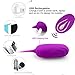 YICO Remote Control Bullet Vibrator Wireless Vibrating Love Eggs Mini Clitoral Stimulator Rechargeable Waterproof Silicone Quiet Adult Sex Toys 12 Mode Viberate Vibe for Women Couples,Purple