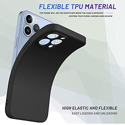 WOGROO for iPhone 12 Pro Case Black, Scratch