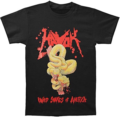 Havok Men's United Snakes T-shirt XXX-Large Black