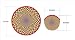 Foldable Collapsible Frisbee Fan With Pouch Purple Yellow Box - Set of Two