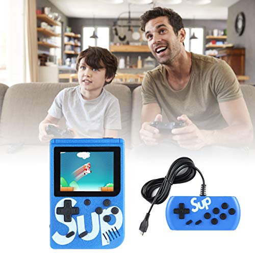 Leegoal Handheld Game Console,Classic Retro Video Gaming Player Colorful LCD Screen USB Rechargeable Portable Game Console with 400 Classic Old Games Best Toy Gift for Kids