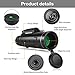 12X50 Monocular Telescopes,SGODDE Optics High Powered Monocular Scope with Retractable Eyepiece and Multi Coated Optical Glass Lens,Single Hand Focus with Compass Waterproof,BAK4 Prism Lens Outdoors