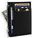 DEEZOMO Genuine Leather Front Pocket Secure Mini Wallet