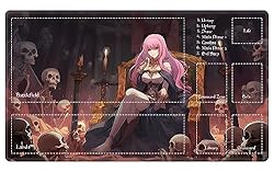 EDGFRTOIO Playmat with Zones for MTG Card Game