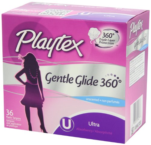 6 Playtex+Gentle+Glide+Tampons+Unscented