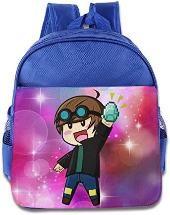 Kids TDM Design Cute Backpack School Bag RoyalBlue