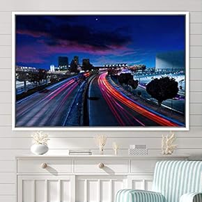 signwin Framed Canvas Wall Art Light Exposure Colorful...