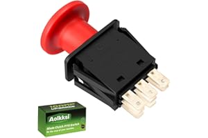 AOLKKSI 776476 10 AMP Upgrade Blade Clutch PTO Switch for Hustler Super Z Mini Z X One Z4 FasTrak Raptor Sport TrimStar 601785 605777 605576 603545 601311 784408 601784 604713 603273 601785 366765