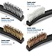 Braudel Gun Cleaning Brush & Pick Kit-Double Ended Brass