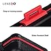 LENSGO Camera Battery Memory Card Case, Memory Card Hard Protector Case Water-Resistant Anti-Shock Storage Box for 3 Camera Batteries 3 XQD or 3 CF Cards 6 SD Cards (Red)