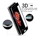 iPhone 7 Plus Screen Protector, G-Color 3D Full Coverage Tempered Glass Screen Protector for Apple iPhone 7 Plus (Black)