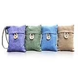Natural Bamboo Charcoal Deodorizer Bag 100g - 4Packs - Nature Air Purifier,Air Freshener,3Times the Adsorption Capacity of Normal Active Charcoal by DGQ