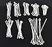 Housweety 800 PCs Mixed Silver Plated Eye Pins Findings