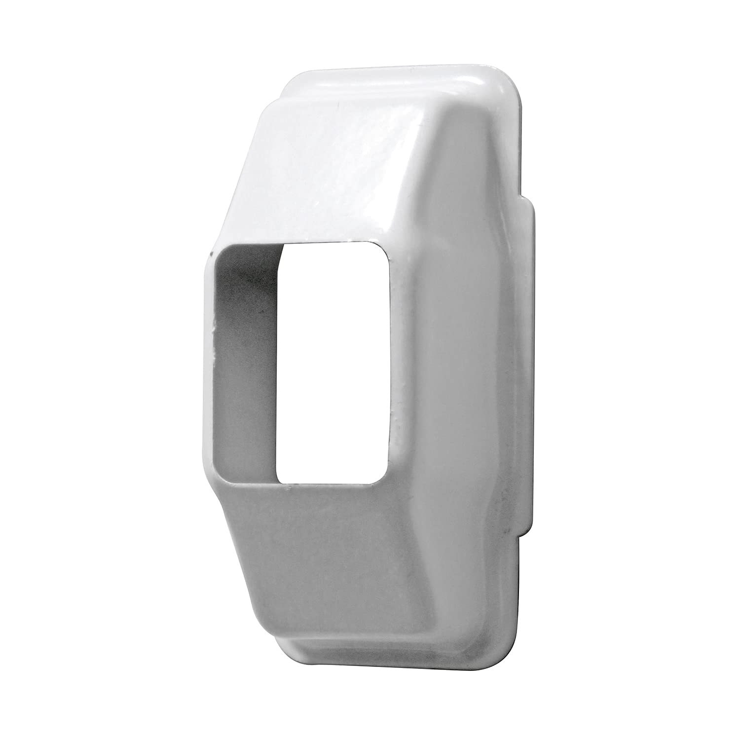 Amig - Aluminium Overlay Housing or Trim for Top Guide of Blind Tape, Cover Pulleys Perfect for 22 mm Tapes, White