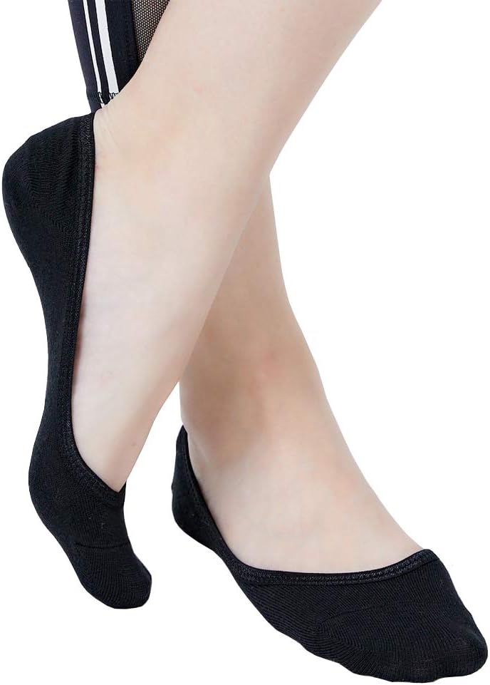 No Show Socks For Women Casual Low Cut Sock Liners With Non Slip Grips Women's Cotton Invisible Socks
