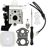 Dalom SRM225 Carburetor w Tune Up Kit Fuel Line for Echo SRM 225 GT225 PE225 PAS225 SHC225 SRM225i SRM225U SRM225SB GT225i GT225L Trimmer Brushcutter