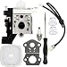 Dalom SRM225 Carburetor w Tune Up Kit Fuel Line for Echo SRM 225 GT225 PE225 PAS225 SHC225 SRM225i SRM225U SRM225SB GT225i GT225L Trimmer Brushcutter