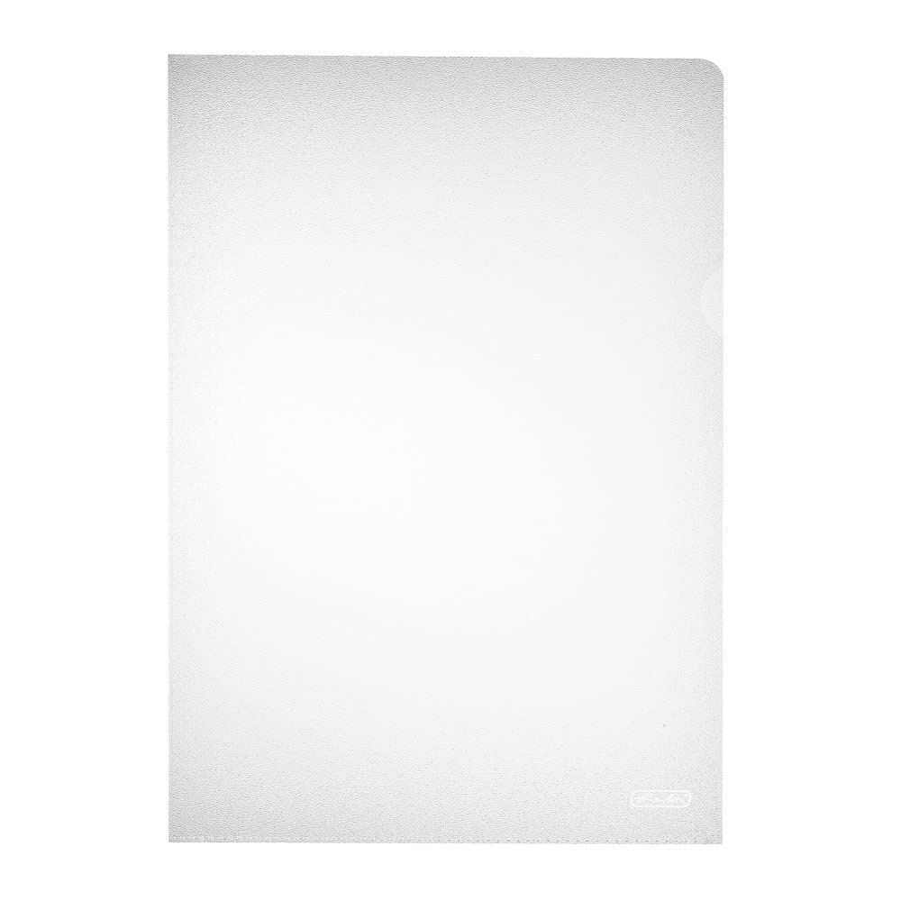 Herlitz A4 Cut Flush Folder - Transparent (100 Sheets)