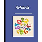 Composition Notebook 123: Royal Blue Color Book/ Numbers 1-10 for Pk-6 grade kids