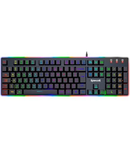 Teclado Membrana Gamer Redragon Netherbane Iluminação