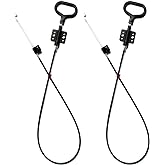 Love&amp;Mini D-Ring Recliner Release Pull Cables, Sofa Loveseat Sectional Replacement Repair Parts, Pack of 2