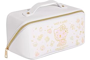 wet n wild Hello Kitty Makeup Bag, Unique Travel Friendly Design, 50th Anniversary Soft Pink Print, Cruelty-Free & Vegan