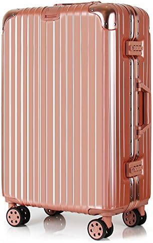Travel Luggage PC ABS Rolling Wheels Aluminum Hardside TSA Approved Carry on Suitcase 20/24/28inch