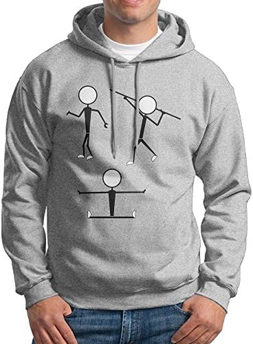 Shuiquwe Match People Cute Men's Sports Hoodies L Ash