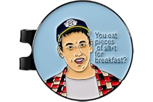 SPORTY BUFF Golf Ball Marker with Magnetic Hat Clip - Funny Golf Gift