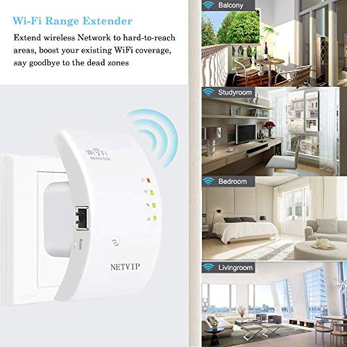 WiFi Range Extender Signal Booster 300mbps Wireless Repeater with Internal Antennas for Boosted Internet, 360 Degree Full Coverage Extender Booster, Easy Set-Up Comply with 802.11 b/g/n for Any Router - Thumbnail 2