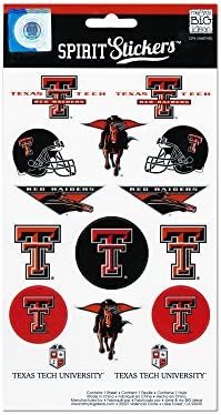 Me & My Big Ideas Officially Licensed Ncaa Spirit Stickers, Texas Tech