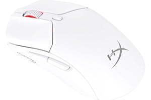 HyperX Pulsefire Haste 2 Mini – Wireless Gaming Mouse for PC Compact Lightweight Bluetooth 2.4GHz White