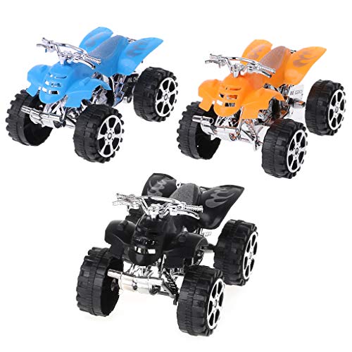 Dabixx Mini Motorcycle Car Toy, Children Toys Pull Back Mini Car Large Inertia Simulation 4 Wheels Motorcycle Beach Motocross Model