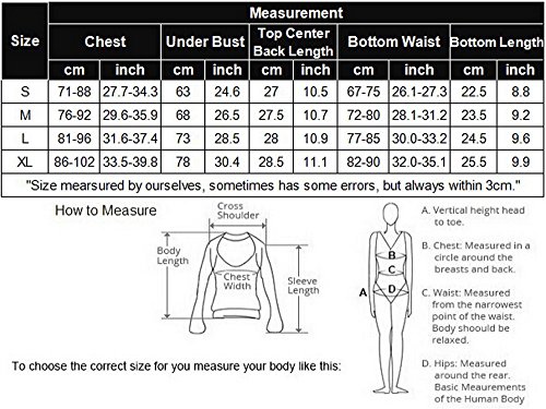 Ekouaer Women痴 Sports Padded Racer Back Tankini Swimsuit (White, L)