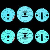Honda Civic Indiglo Reverse Glow Gauge - EK AT D16Y8