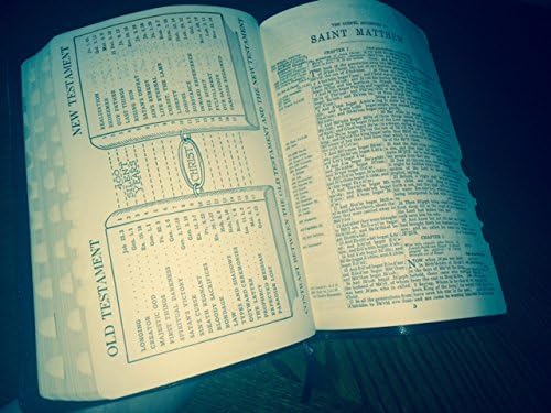 The Thompson Chain-Reference Bible Fourth Improved Edition Leather Bound – January 1, 1964